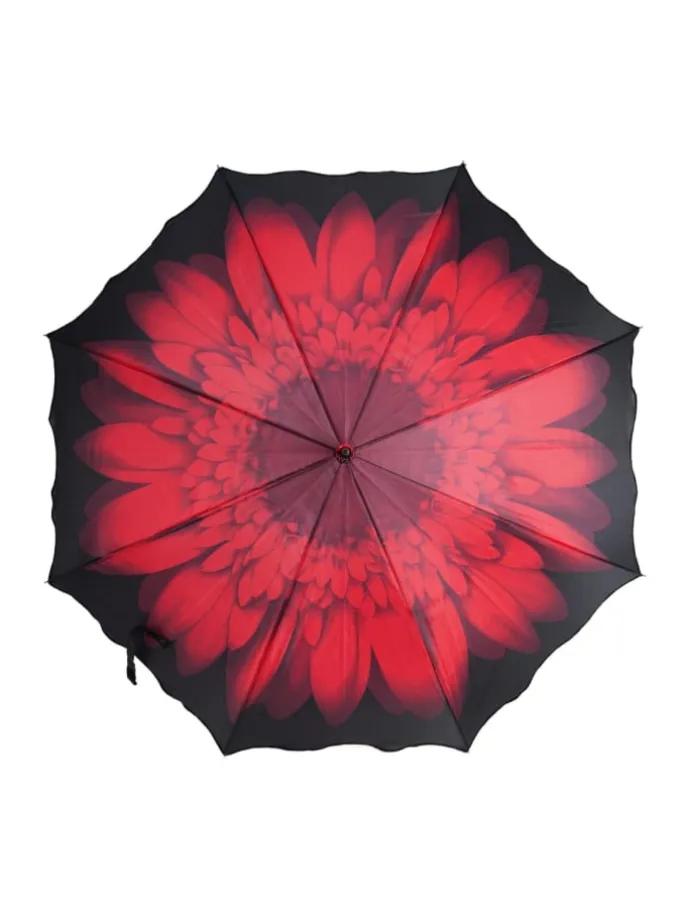 Elegante Stockschirme mit Blumenmuster Stabil, Windfest und Stilvoll in Motiv 4