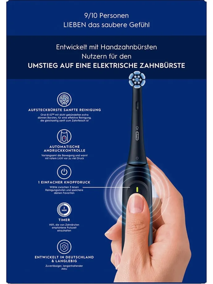 Elektr. Zahnbürste "iO Series 2" in Schwarz