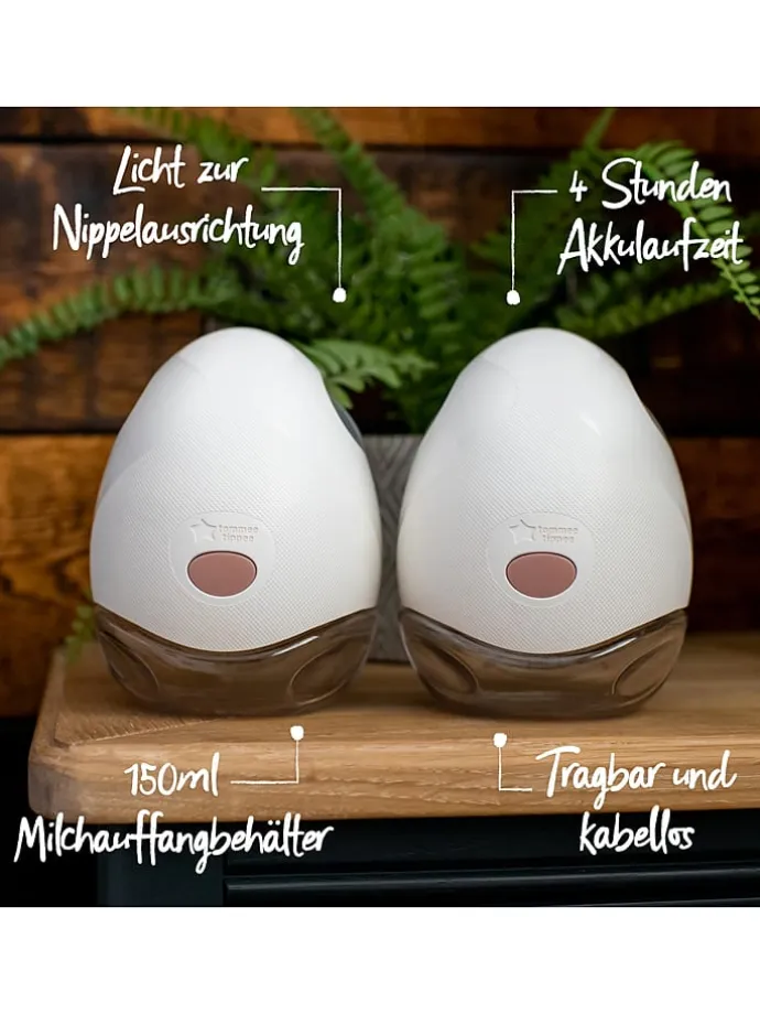 Elektrische Doppel-Milchpumpe "Made for Me" in Weiß