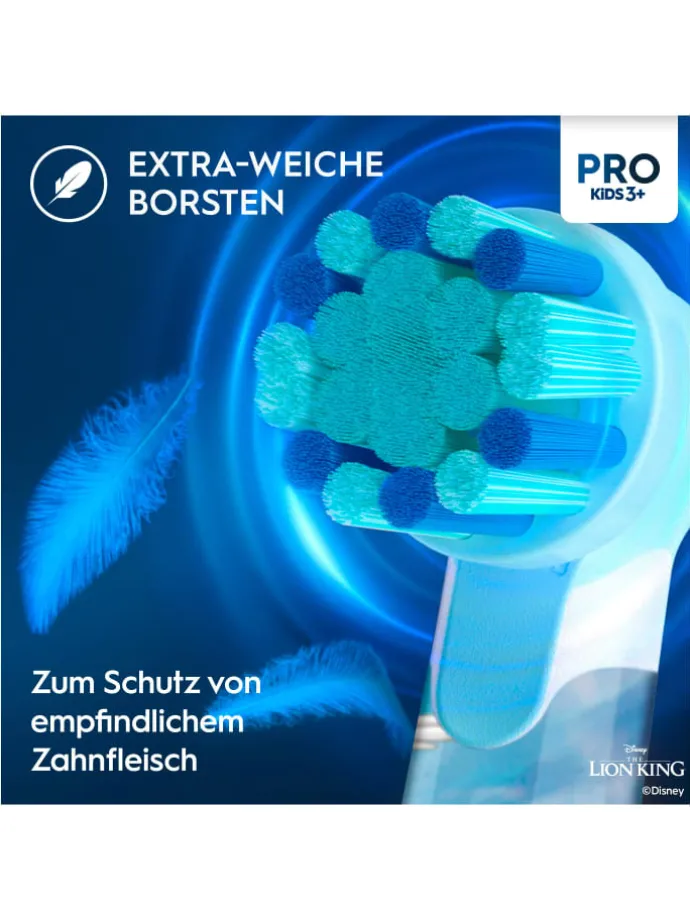 Elektrische Kinderzahnbürste "Vitality Pro Kids König der Löwen"+ Reiseetui