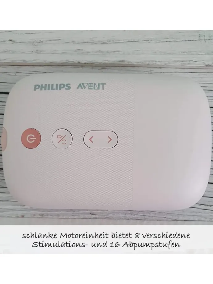 Elektrische Milchpumpe Natural Motion SCF395/31 in rosa
