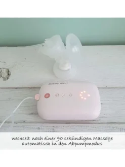 Elektrische Milchpumpe Natural Motion SCF395/31 in rosa