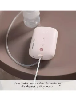 Elektrische Milchpumpe SCF395/31 + Gratis in rosa