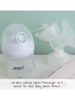 Elektrische Milchpumpe SCF395/31 + Gratis in rosa