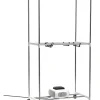 Elektrischer Wäschetrockner in Grau - (B)70 x (H)150 x (T)45 cm