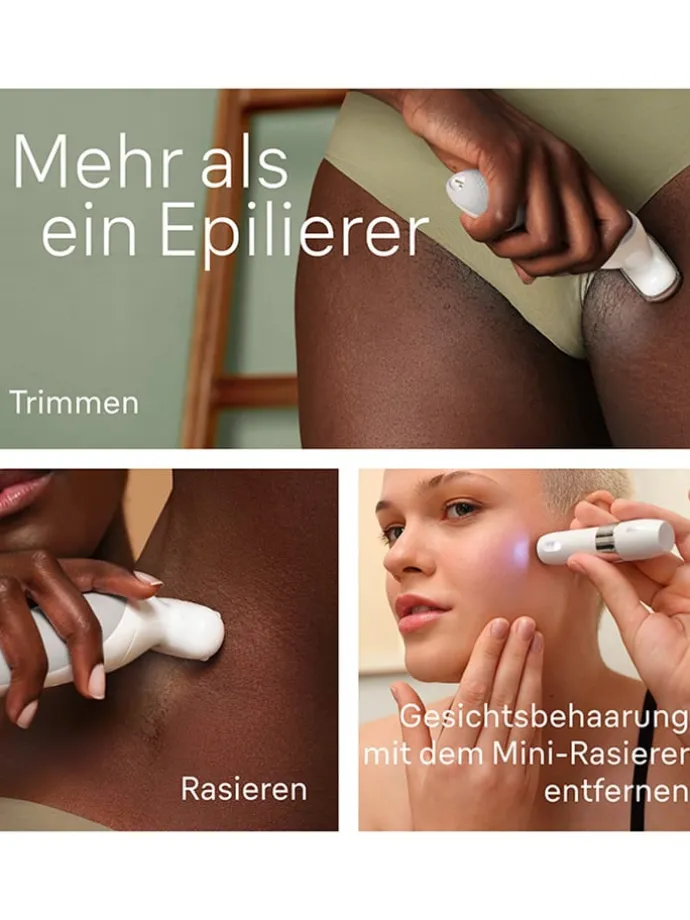 Epilierer "Silk-épil 9-341" in Weiß/ Silber