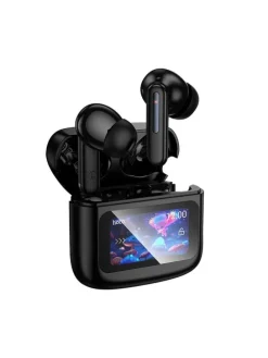 EQ14 TWS Bluetooth Kopfhörer Touchscreen Case Schwarz