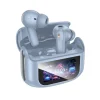 EQ21 TWS Kopfhörer ANC+ENC Touchscreen Case Blau