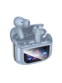 EQ21 TWS Kopfhörer ANC+ENC Touchscreen Case Blau