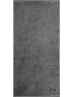 2er Duschtuch-Set „Frottier-Kollektion Classic“, 70x140 cm in Anthrazit