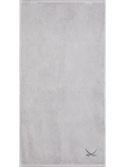 2er Duschtuch-Set „Frottier-Kollektion Classic“, 70x140 cm in Silber