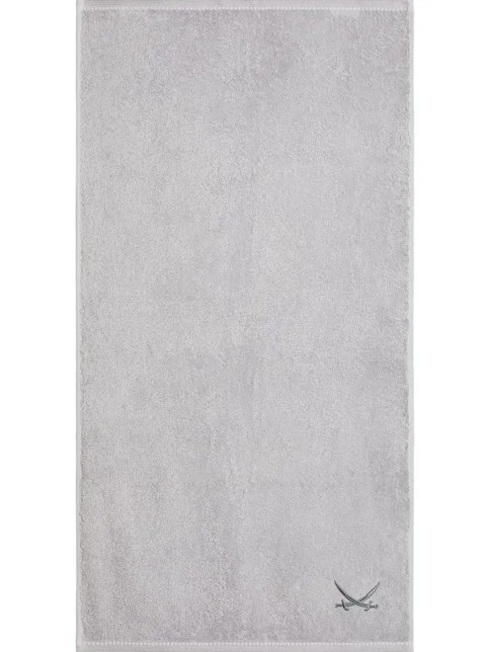 2er Duschtuch-Set „Frottier-Kollektion Classic“, 70x140 cm in Silber