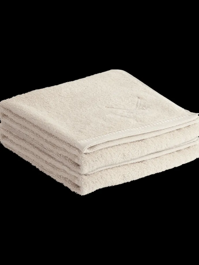 2er Handtuch-Set „Frottier-Kollektion Classic“, 50x100 cm in Sand