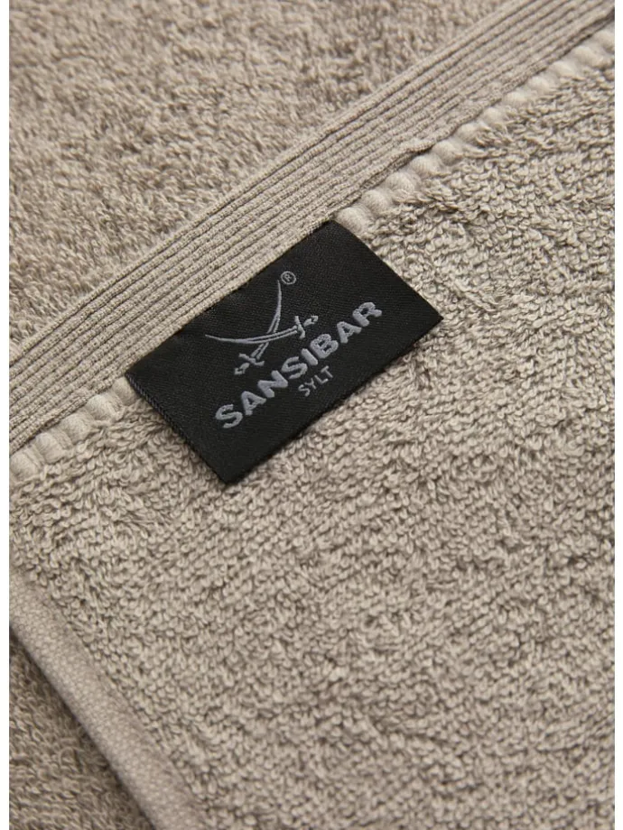 2er Handtuch-Set „Frottier-Kollektion Classic“, 50x100 cm in Taupe