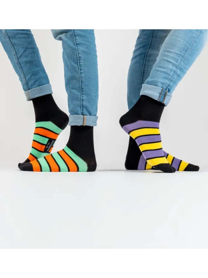 6er Pack Bunte Socken Moritz in Streifen