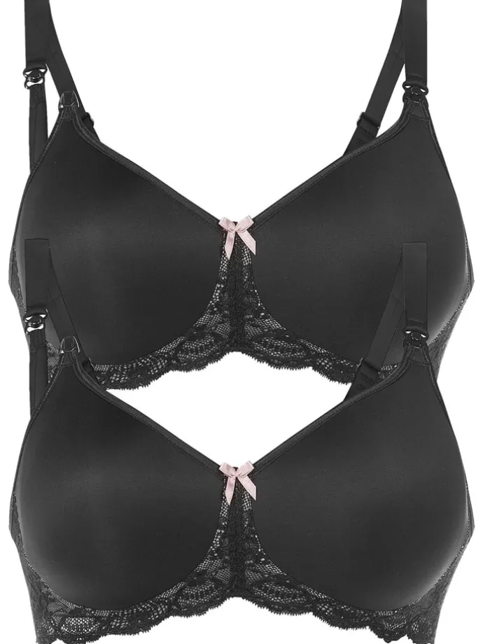 2er Pack Still BH mit Schale Miss Lovely in Schwarz Schwarz