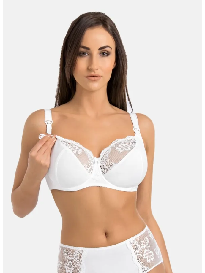 3er Pack: Ungepolsterter Still-BH Anastasia Mama in mehrfarbig