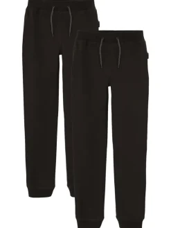 2-er Set Basic Jogginghose Sweatpants Gefüttert NKMSWEAT in Schwarz