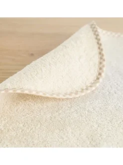 2er Set Riesen-Lätzchen mit Druckknöpfen in braun
