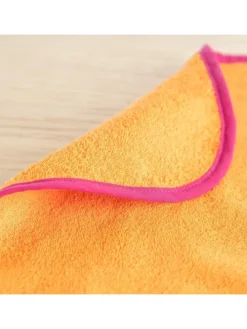 2er Set Riesen-Lätzchen mit Druckknöpfen in rosa,gelb