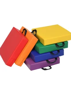 6er Set Stuhlkissen in Bunt