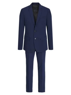 2er-Pack Einreihiger Blazer und Hose in Medieval Blue