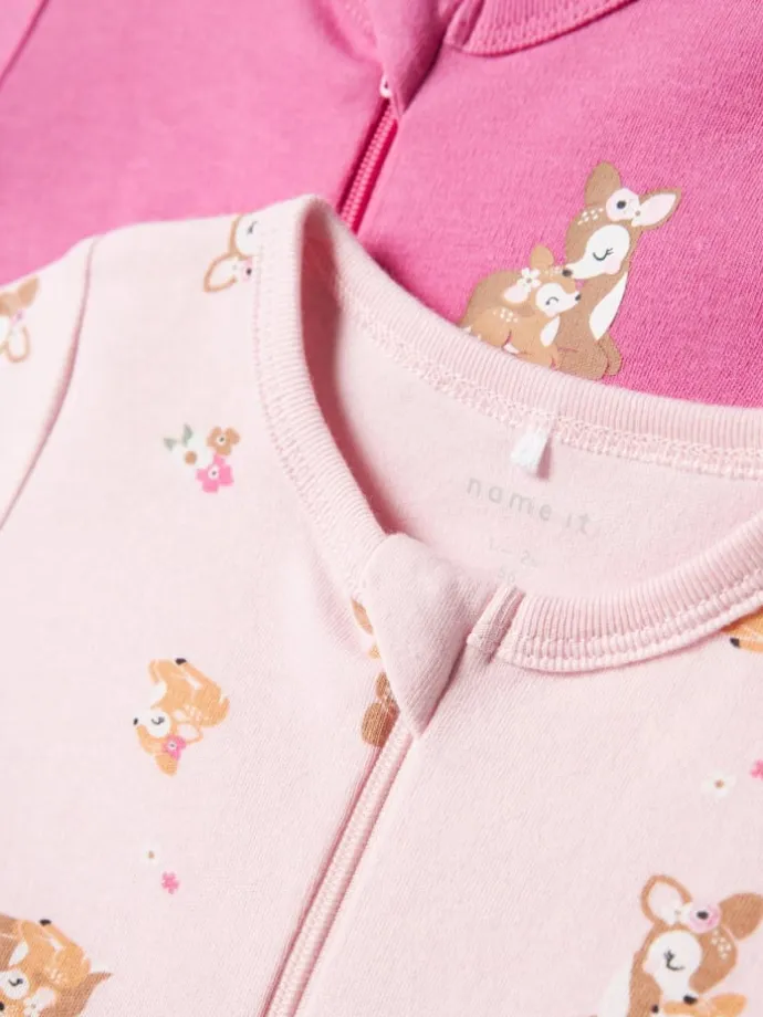2er-Pack Schlafanzug in Ibis Rose