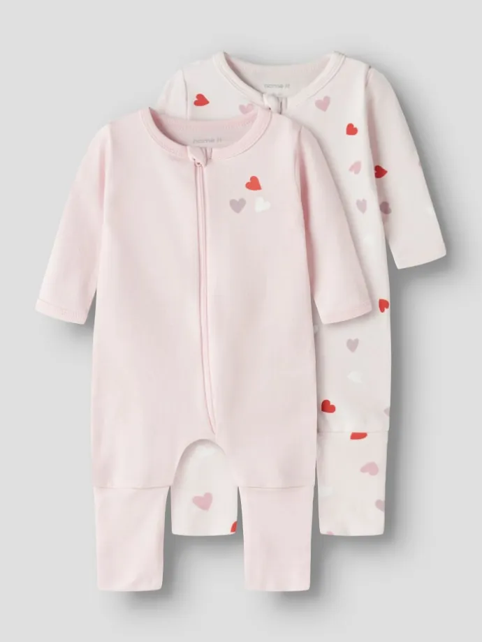 2er-Pack Schlafstrampler NBFNIGHTSUIT CAR. HEART in carinaria