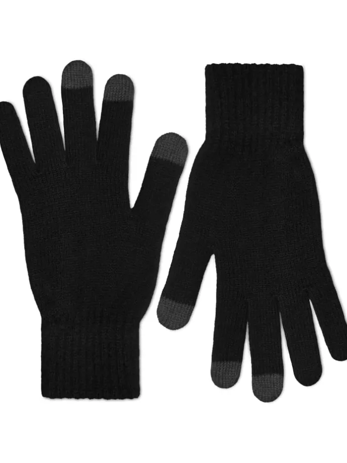 2er-Pack Touchscreen Handschuhe in Schwarz