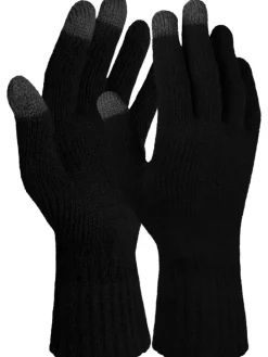 2er-Pack Touchscreen Handschuhe in Schwarz