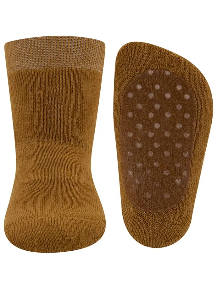 2er-Set: ABS-Socken Rot/ Ocker