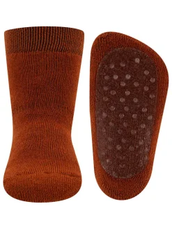 2er-Set: ABS-Socken Rot/ Ocker