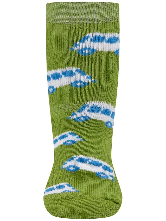 2er-Set: ABS-Socken "SoftStep Bus" in Grün