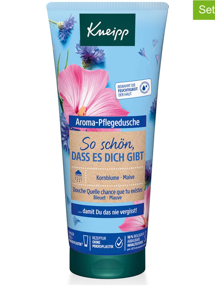3er-Set: Aroma-Pflegedusche "So schön, dass es Dich gibt", je 200 ml
