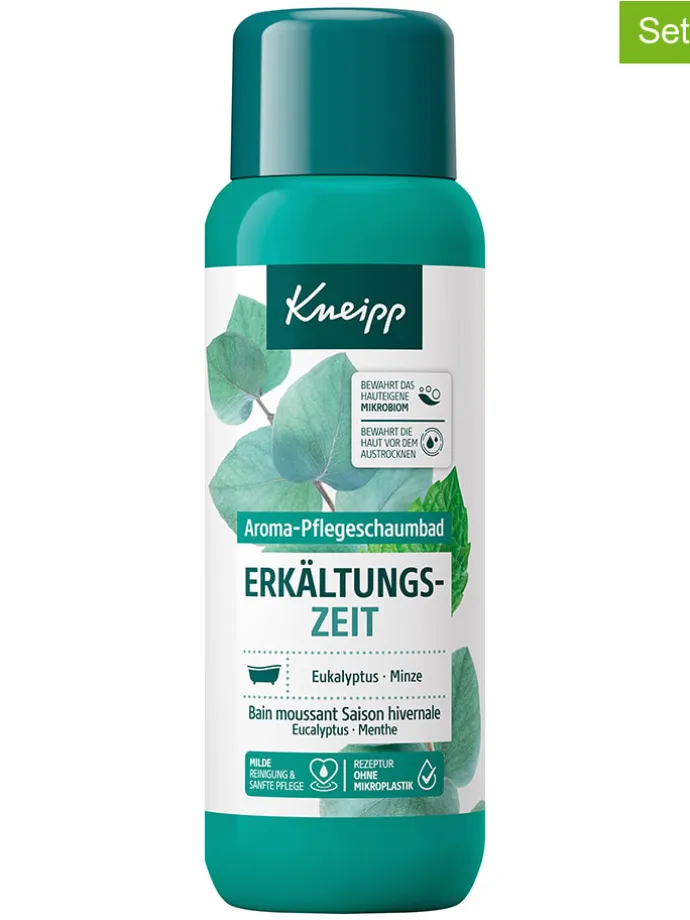 2er-Set: Aroma-Pflegeschaumbad "Erkältungszeit", 400 ml