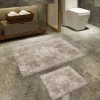 2er-Set: Badvorleger in Beige