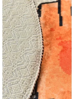2er-Set: Badvorleger in Beige/ Bunt