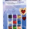 9er-Set: Basteldraht in Bunt, je 2 m