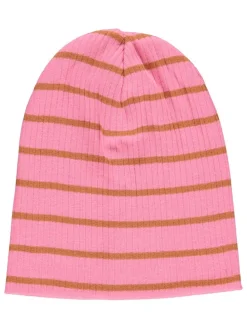 2er-Set: Beanies in Pink/ Hellbraun