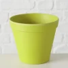 2er-Set: Übertöpfe "Giardino" in Grün - (H)9,5  Ø 11 cm