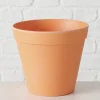 2er-Set: Übertöpfe "Giardino" in Orange - (H)13,5  Ø 15 cm