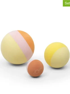 3er-Set: Bälle in Geb/ Rosa/ Orange - ab Geburt