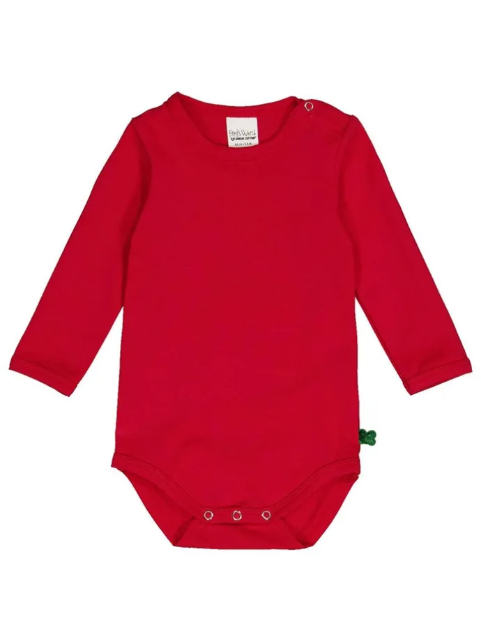 3er-Set: Bodys "Alfa" in Rosa/ Rot/ Dunkelblau