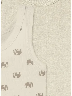 2er-Set: Bodys in Beige