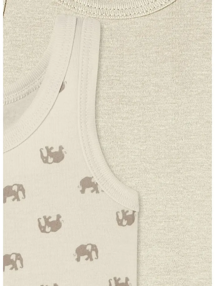 2er-Set: Bodys in Beige