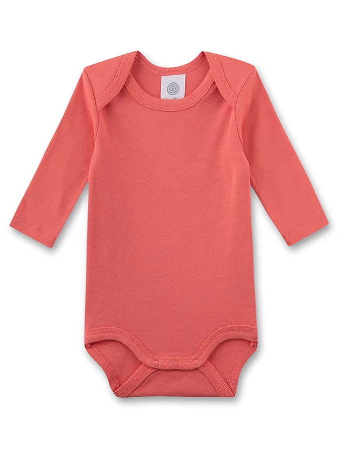 2er-Set: Bodys in Orange/ Weiß