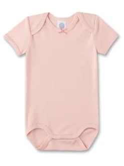 2er-Set: Bodys in Rosa/ Weiß