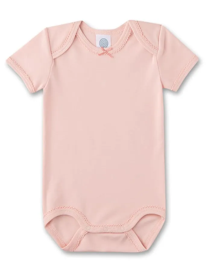 2er-Set: Bodys in Rosa/ Weiß