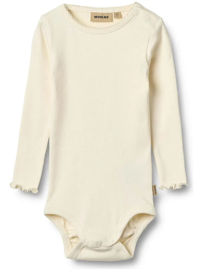 2er-Set: Bodys "Regitze" in Creme/ Orange