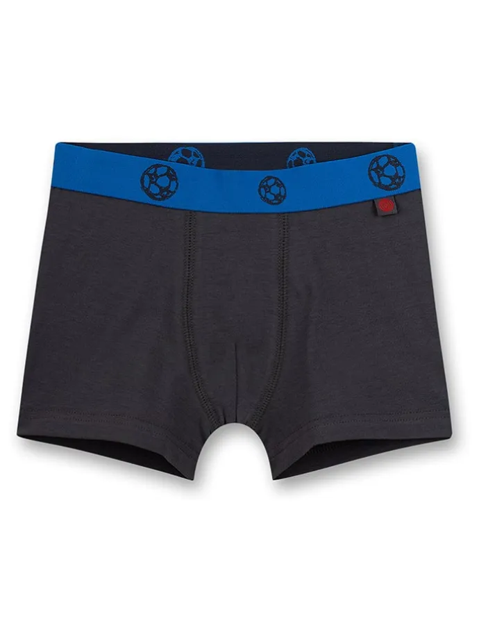 2er-Set: Boxershorts in Anthrazit/ Blau